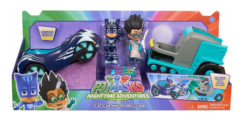 Pj Mask Hero Vs. Villain Vehicles Catboy Y Romeo