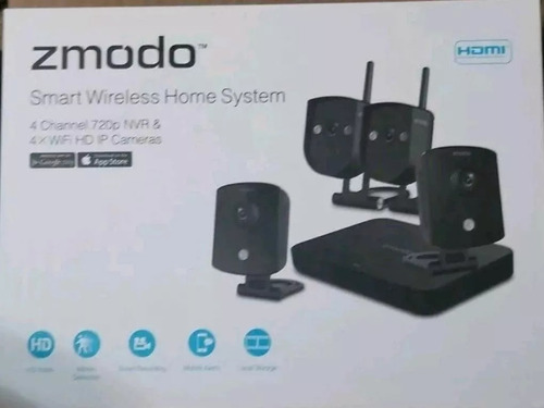 Camaras De Seguridad Wifi Kit De 4, 1 Tera Byte Usado