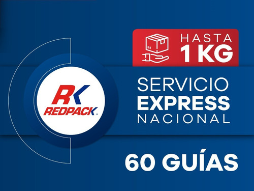 Imagen 1 de 1 de 60 Guías Prepagadas Express Hasta 1 Kg