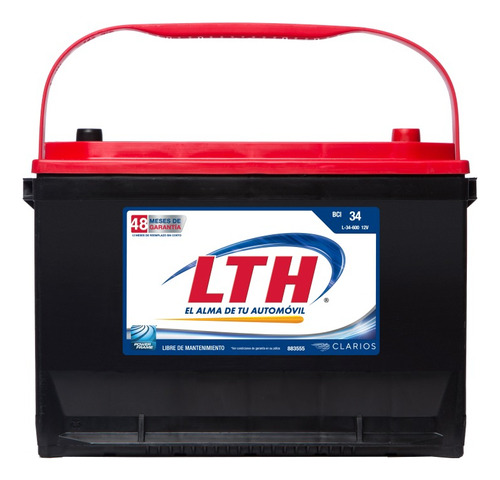 Bateria Auto Lth L-34-600. Entrega En Huehuetoca Edomex.