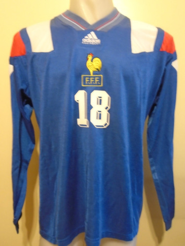 Camiseta Selección Francia Euro 1992 Cantona #18 Manchester