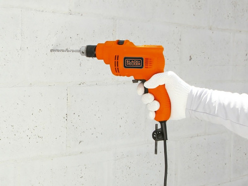 Taladro Percutor De 1/2 550w Black+decker (hd555-b3) Naranja 50 Hz/60 Hz