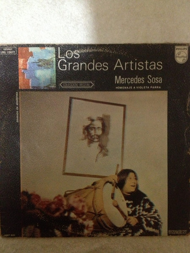 Mercedes Sosa Los Grandes Artistas Serie Disco De Vinil 