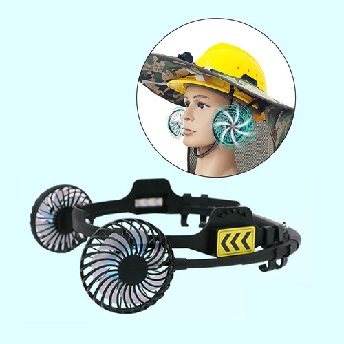 D Accesorios De Casco De Seguridad Portátil Ventilador