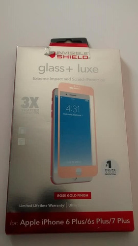 Luxe Protector Cristal iPhone 6plus/ 6splus/7plus Prot015