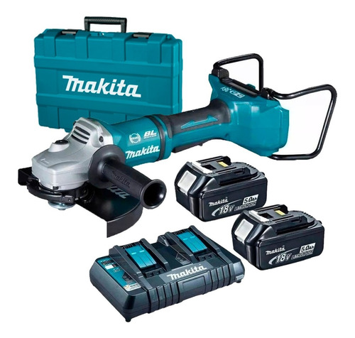 Amoladora Inalambrica Bateria Makita 180mm 7  Dga700pt2 36v