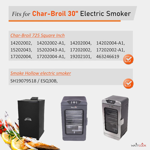 Elemento Calefactor De Repuesto De 800 Watts Ahumadores...