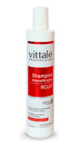 Shampoo Intensficiador De Cabello Rojo Vittale 
