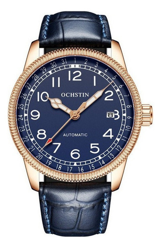 Ochstin 7006 Reloj Mecánico Automático De Cuero