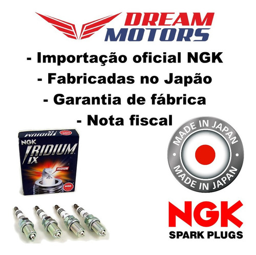 Imagem 2 de 3 de 2x Ngk Iridium Cr8eix Kawasaki Ninja 250 Z 300 Versys X