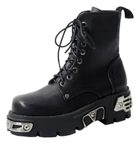 Comprar Botas Moteras Botas Martin Botas Con Cordones