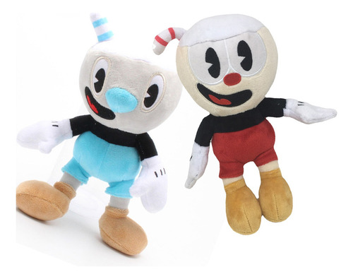 1 Muñecas De Juguete De Felpa Cuphead De Juego De 25 Cm For