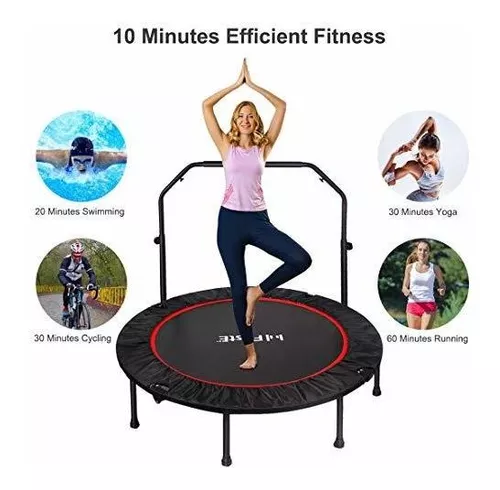 Trampolín cama elástica plegable portátil para fitness mini rebote