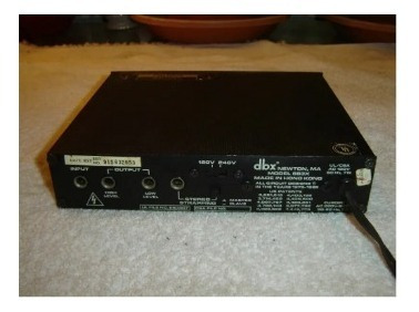 Dbx 563x, Silenciador, Reducción De Ruido, Preamp. De Inst.