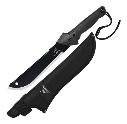 Machete Gator Gerber Con Funda Nailon Chopping Sawing
