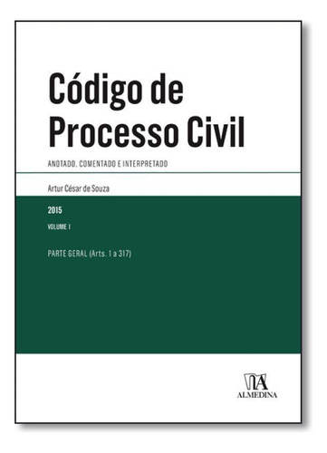 Livro Código De Processo Civil: Comentado - Vol.1