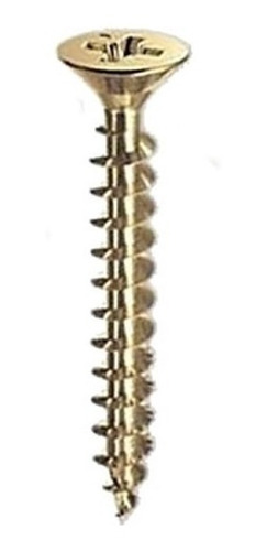 Imagen 4 de 8 de Tornillos Fix Para Madera 5 X 90 X 500 Unidades Dorado