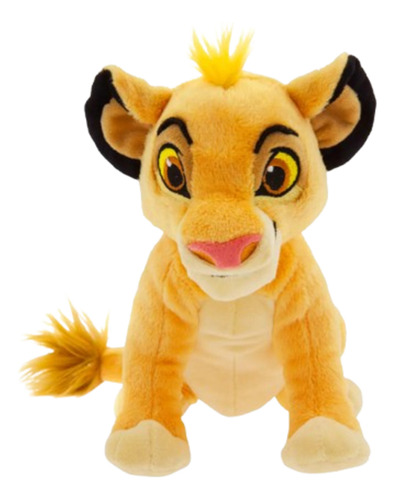 Pelúcia Simba Leão Pelucia Disney Amarelo Tamanho Médio