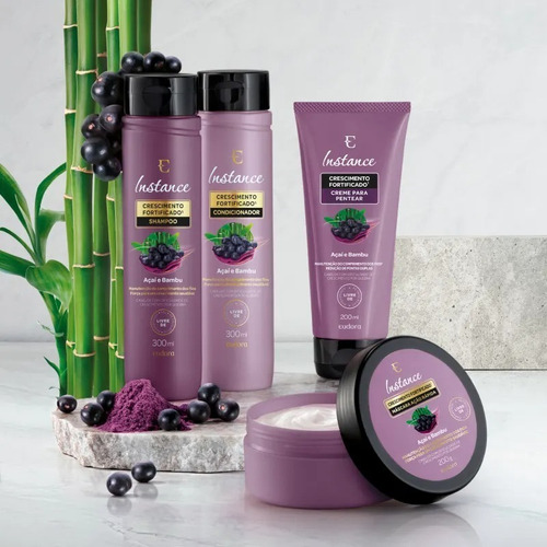 Máscara Capilar Instance Açaí E Bambu 200g Eudora