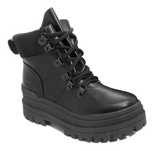 Borcego Borcegui Plataforma Mujer Bota Alpinos Cordones 