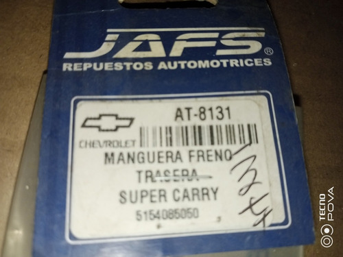 Manguera De Freno Trasera At-8131/super Carry