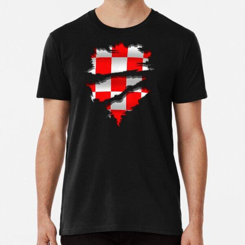 Remera Croacia - Croatia - Flag - Tattoo Ripped Algodon Prem