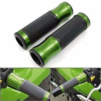 Puños Aluminio Cx Custom Verde Moto Fz Ns R15 Bws R3 R6 R1