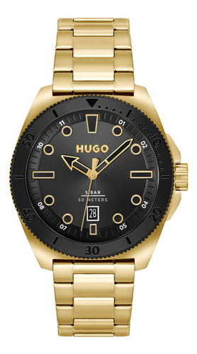 Reloj Hugo Boss Hombre Acero Chapado Oro 1530304 #visit