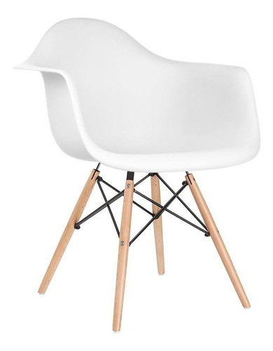 Cadeira Charles Eames Eiffel Daw Clara Branco