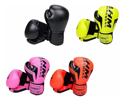 Guantes De Box For Kickboxing,strap Velcro, 8 - 14 Oz