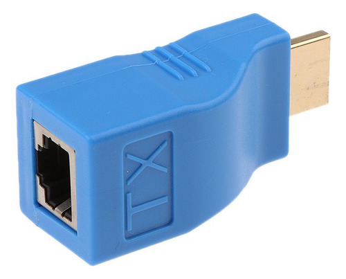 Extensor Hdmi 1080p De 30 Metros Sobre Ethernet Lan Cat5e/6