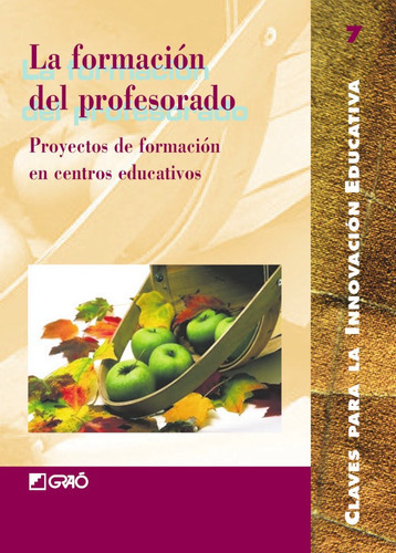 La formación del profesorado, de Crisálida Rodríguez Serna y otros. Editorial GRAO, tapa blanda en español, 2001