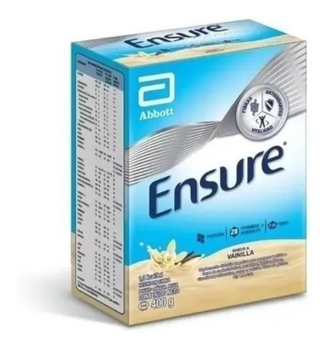 Imagen 1 de 1 de Ensure Polvo Vainilla 400 Grs Suplemento Multivitamínico