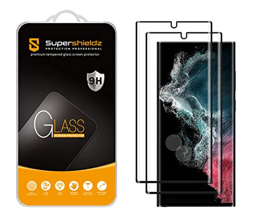 Vidrio Templado Curvo Para Samsung S22 Ultra Supershieldz