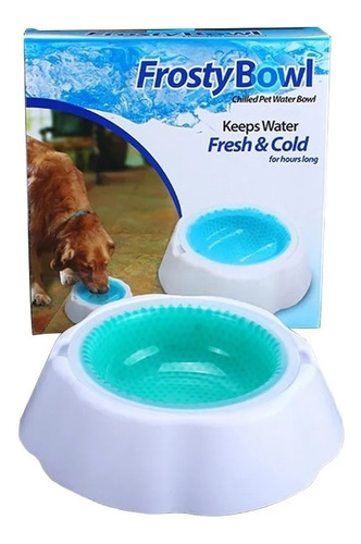 Plato Mascotas Perros Conserva Agua Fresca Frosty Bowl 