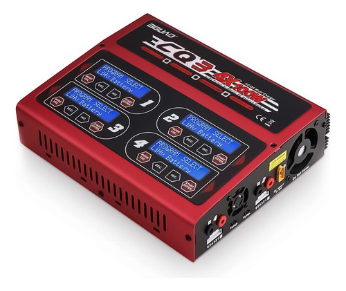 Bguad 100wx4/10ax4 Ac/dc 4 Puertos Rc Lipo Cargador Descarg.