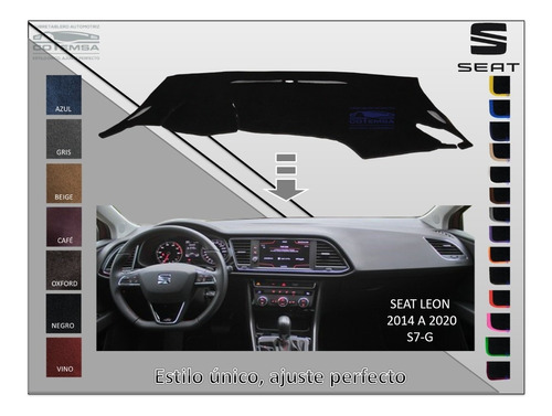 Cubretablero Automotriz Seat Leon 2014 Al 2020
