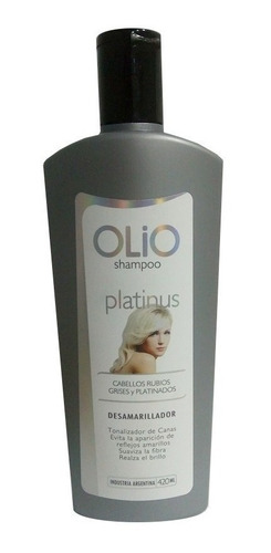 Shampoo Olio Matizador Platinus X 420ml