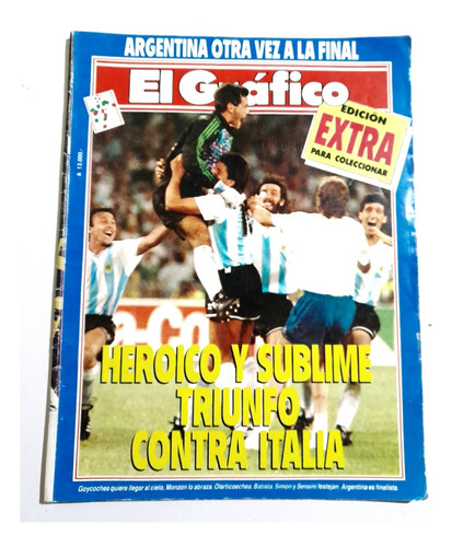 Revista El Grafico. Mundial 86/90. Maradona. Lote 7 Revistas (Usado)