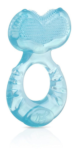 Nuby Silicona Teethe-zee Mordedor Con Cerdas, Incluye Higién