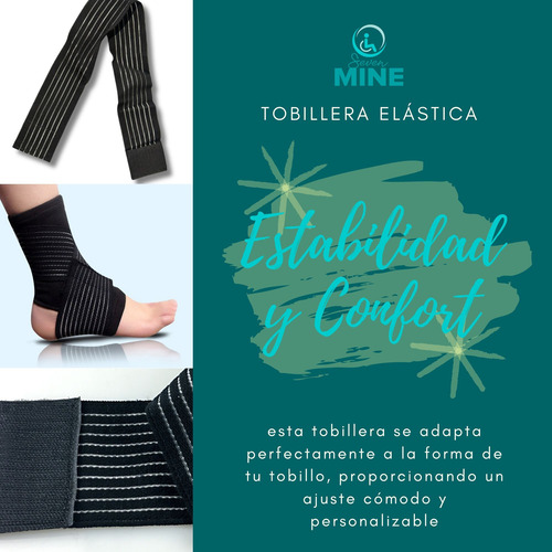 Tobillera Elástica Con Correa Ak059 | Soporte Y Compresión