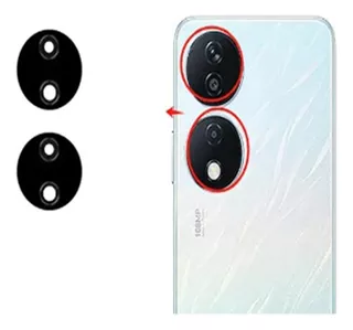 Repuesto Lente Vidrio Camara Huawei Honor X7b + Adhesivo