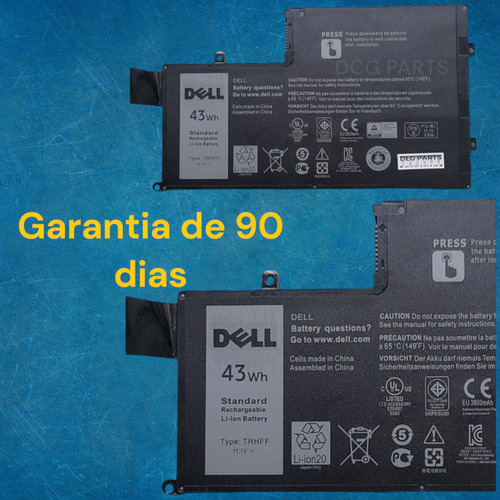 Bateria Para Notebook Dell Inspiron 15-5557 P39f Trhff 43 Wh