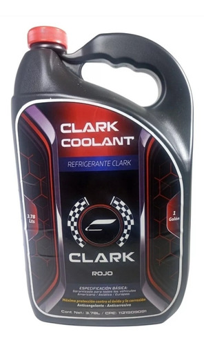 Refrigerante Maxicool Clark Rojo Para Vehículos 