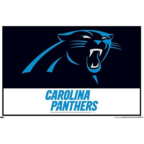 Póster De Pared De 21 De Carolina Panthers, Logotipo, ...