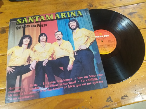 Santamarina Haremos Una Fiesta Lp '83 Vinilo Cumbia Cuarteto