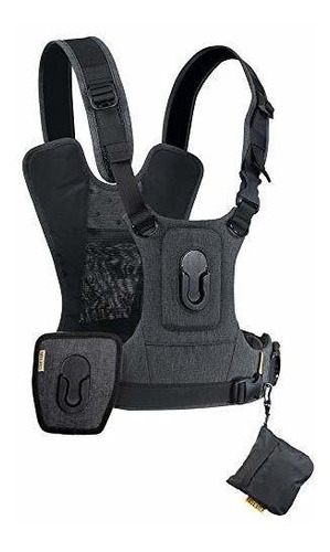 Arnes Pecho Para 2 Camaras Binocular Cotton Carrier G3 Gris