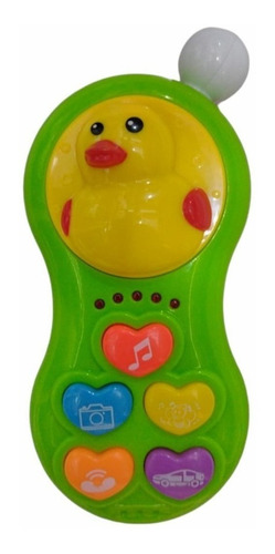 Celular De Juguete Baby Phone Con Luz Y Sonido