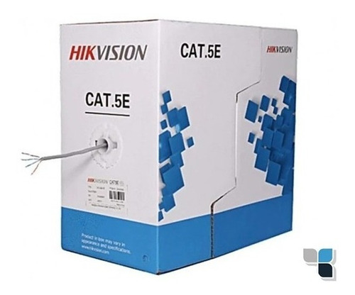 Bobina Hikvision 305m Cable Utp Red Cat5e 100%cobre Int Cctv