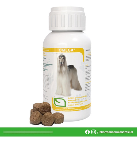 Suplemento Omega 3 Y 6 Para Perros Ruiland® - 60 Tabs